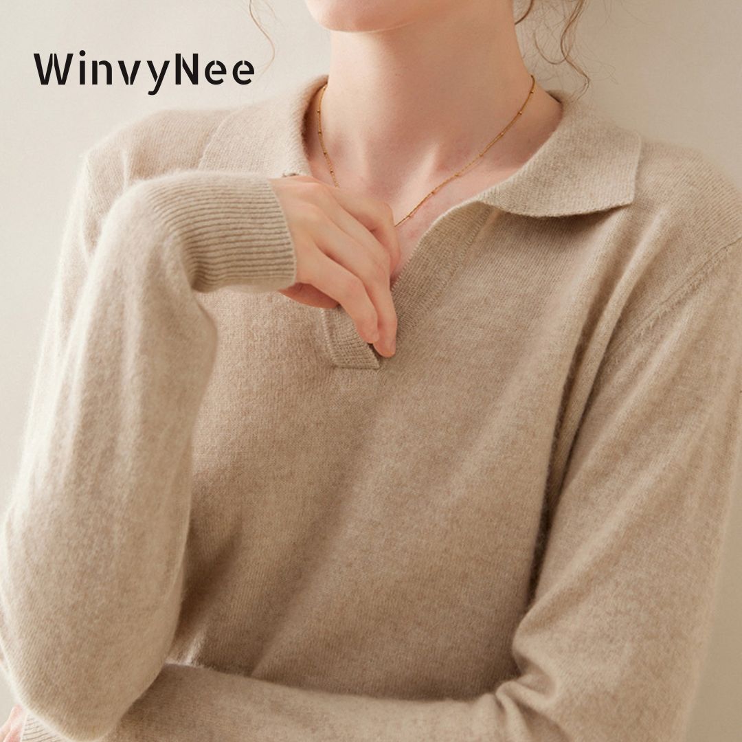 Cashmere Sweater Formal - Suéter Feminino WinvyNee de Lã Cashmere