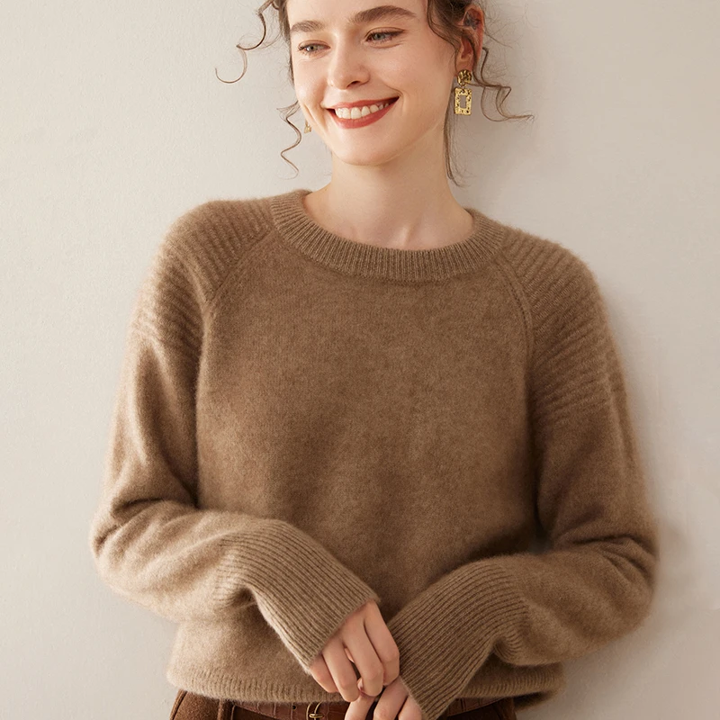 Suéteres femininos de lã de ca - Cashmere Sweater Formal avaliação e preço
