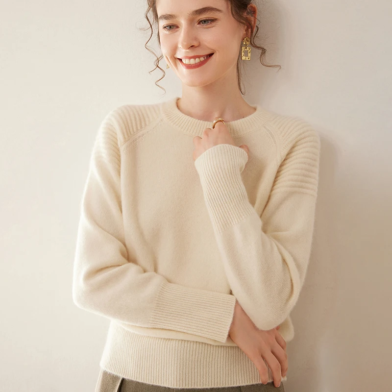 Suéteres femininos de lã de ca - Cashmere Sweater Formal avaliação e preço