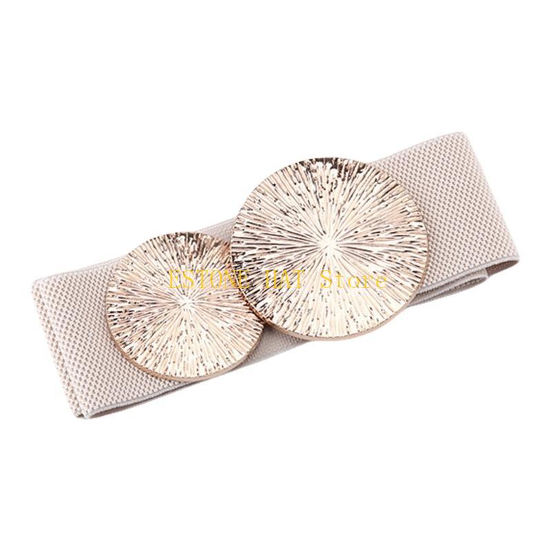 49MF Cinto elástico feminino 6 - Women Formal Wear Belt avaliação e preço