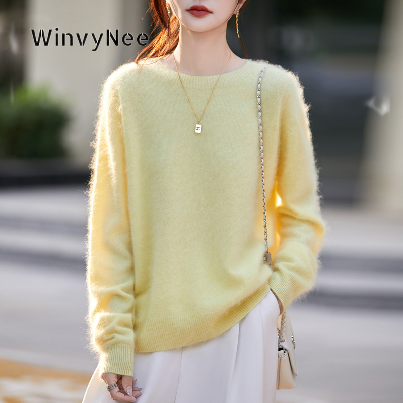 WinvyNee Roupas femininas de l - Cashmere Sweater Formal avaliação e preço