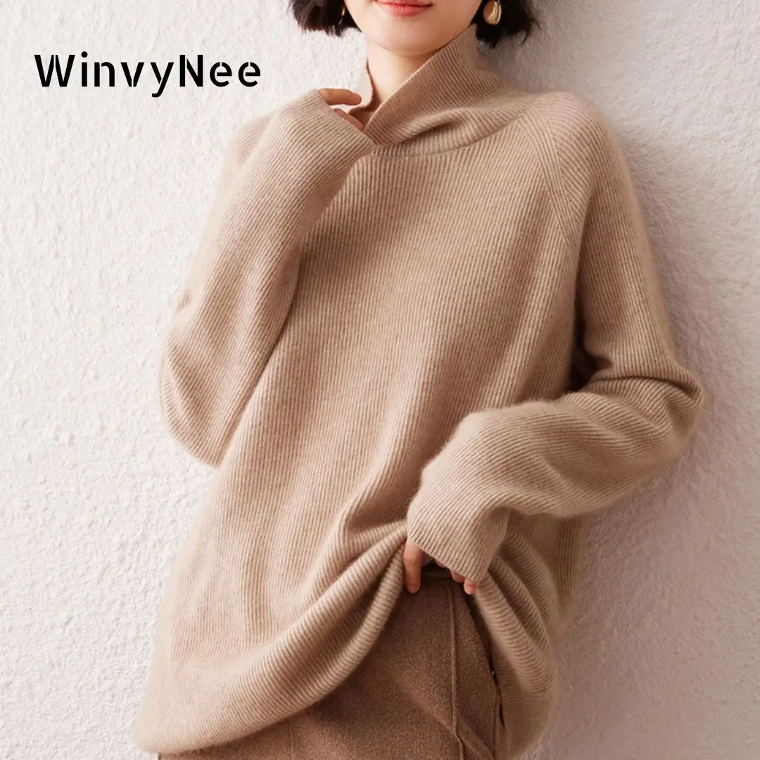Suéteres de Cashmere WinvyNee  - Cashmere Sweater Formal avaliação e preço