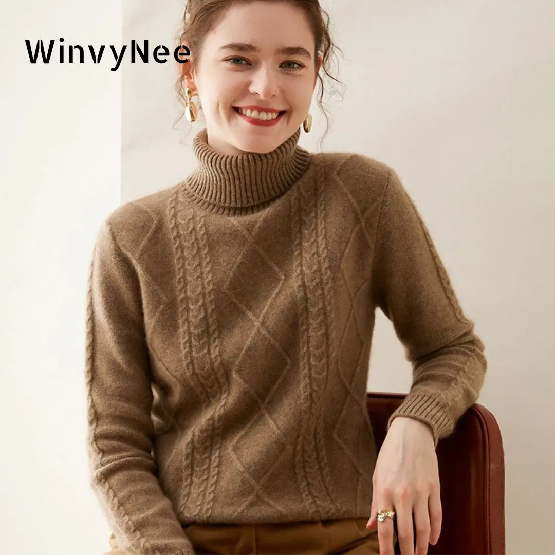 Suéteres Femininos WinvyNee de - Cashmere Sweater Formal avaliação e preço